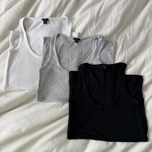 J.Crew Women's Ribbed Tank Top Bundle